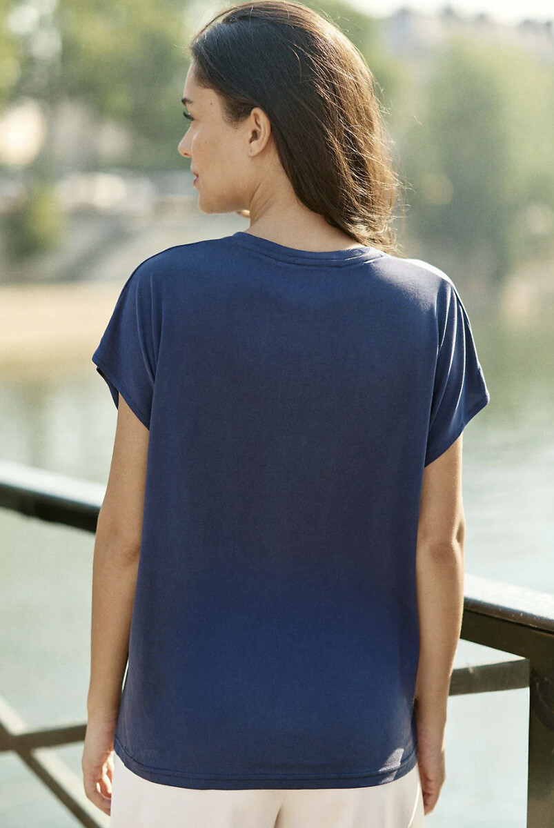 LA PETITE ETOILE<br>Camiseta Los com V-hals, MARCELLINA