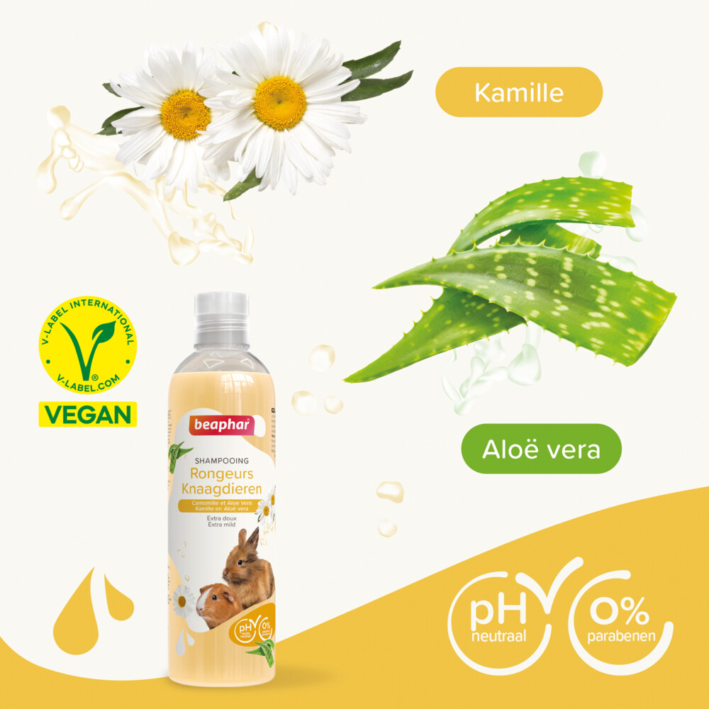 6x Beaphar Shampoo Knaagdier & Konijn Konijn250 ml