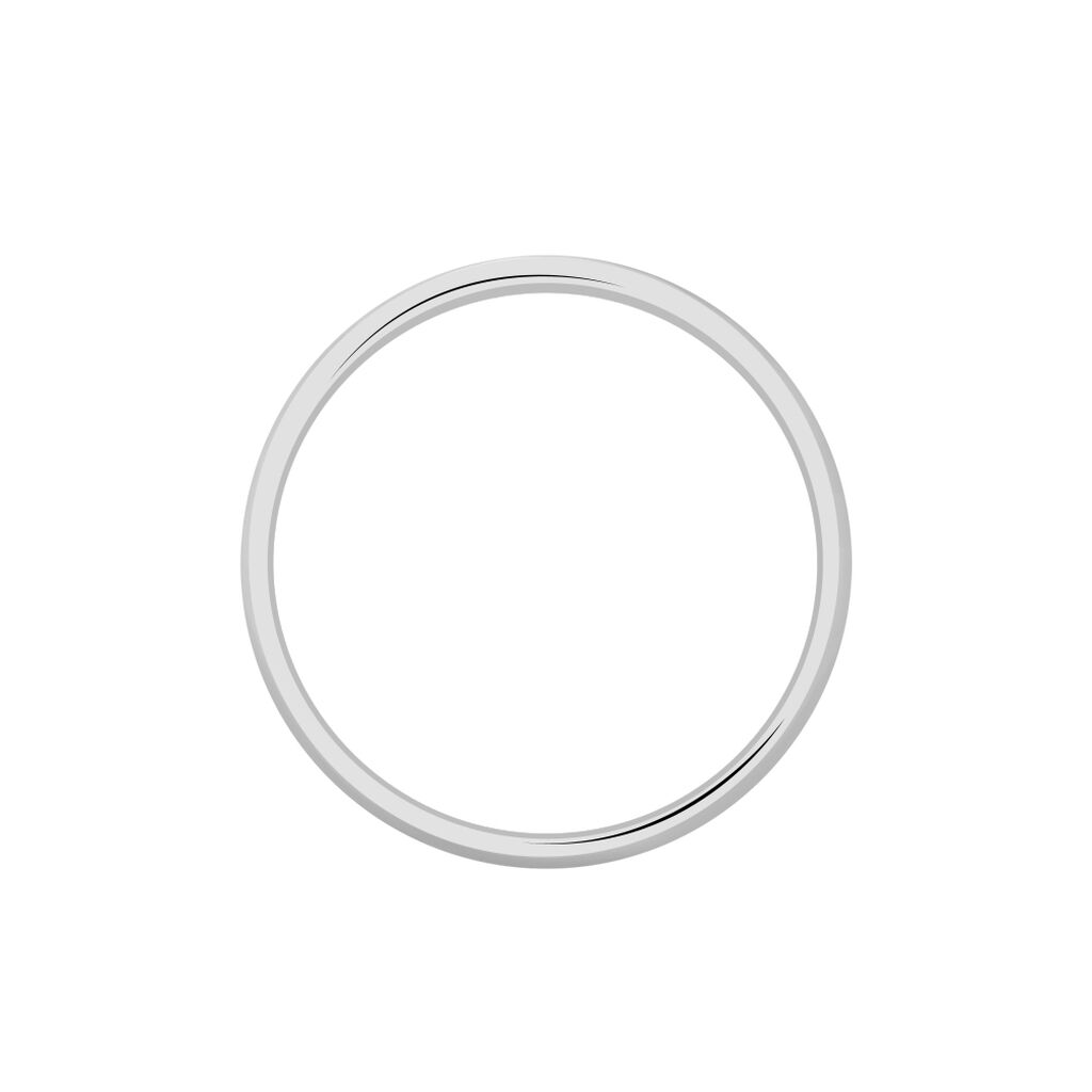 Alliance Aphroditia Demi Jonc Bombe Or Blanc