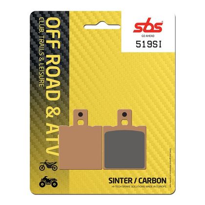 Plaquettes de freins SBS 519SI Organique arrière
