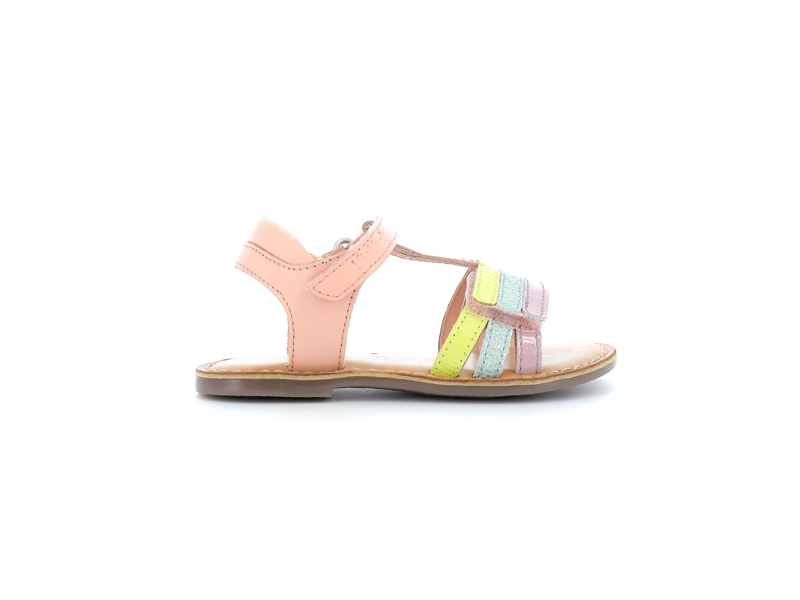 Kickers-DIAMANTO Cuir Multicolore