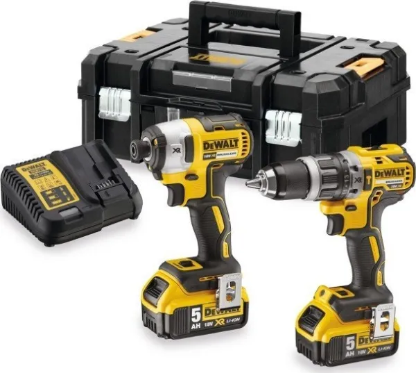 SÆT TIL ELVÆRKTØJ COMBO DEWALT DCK266P2T (DCD796 DCF887) 2X5,0AH 18V