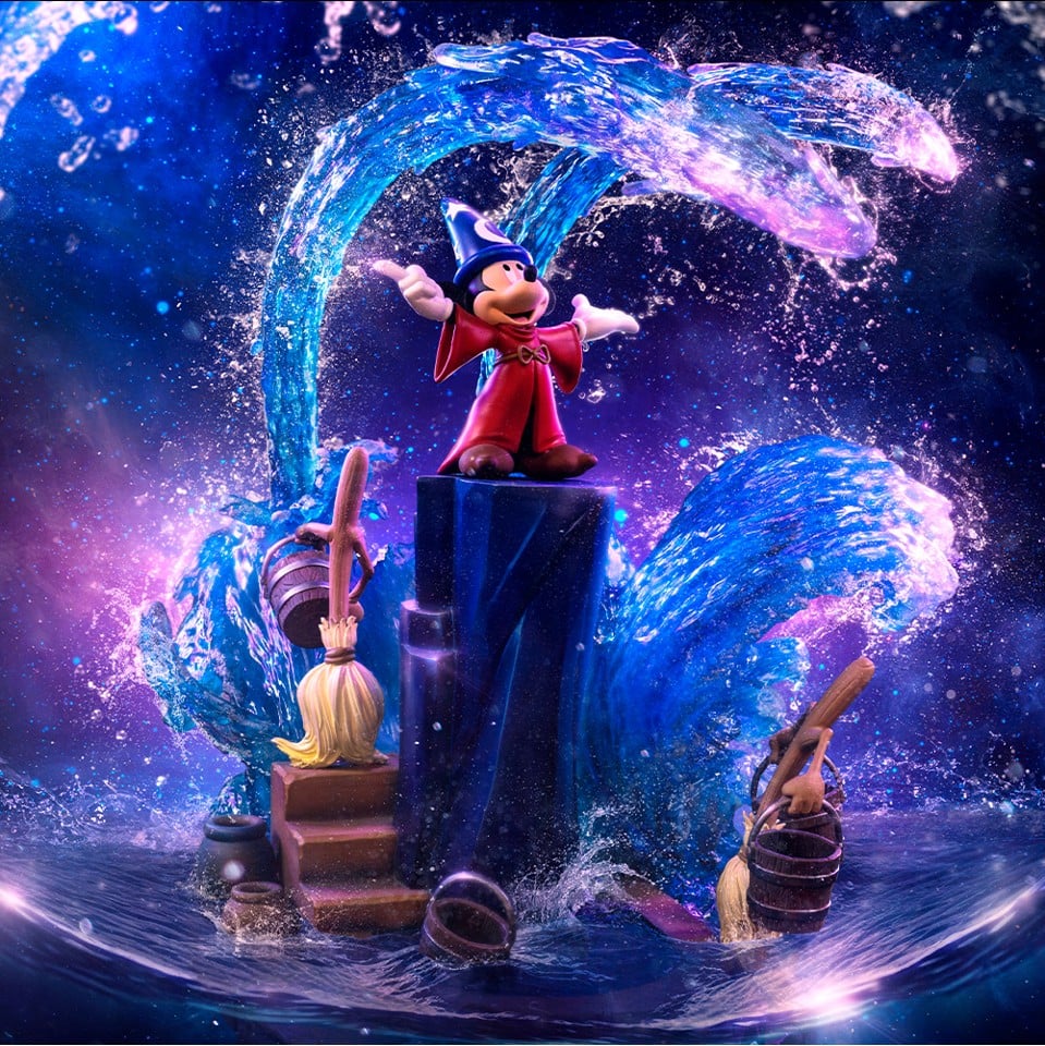 Disney Classic - Mickey Fantasia Statue Deluxe Art Scale 1/10