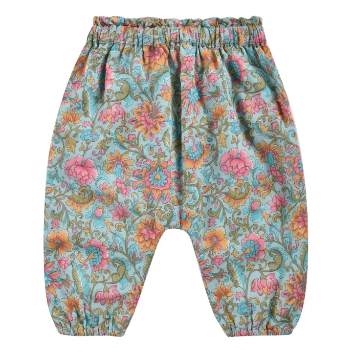 Louise Misha Jupe-culotte Amandine Fleurie | Bleu Vert