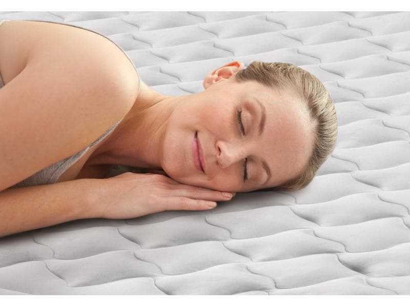 Intex Luftbett Dura Beam Deluxe Supreme Twin 99 x 191 x 51 Luftbett mit integrierter Pumpe