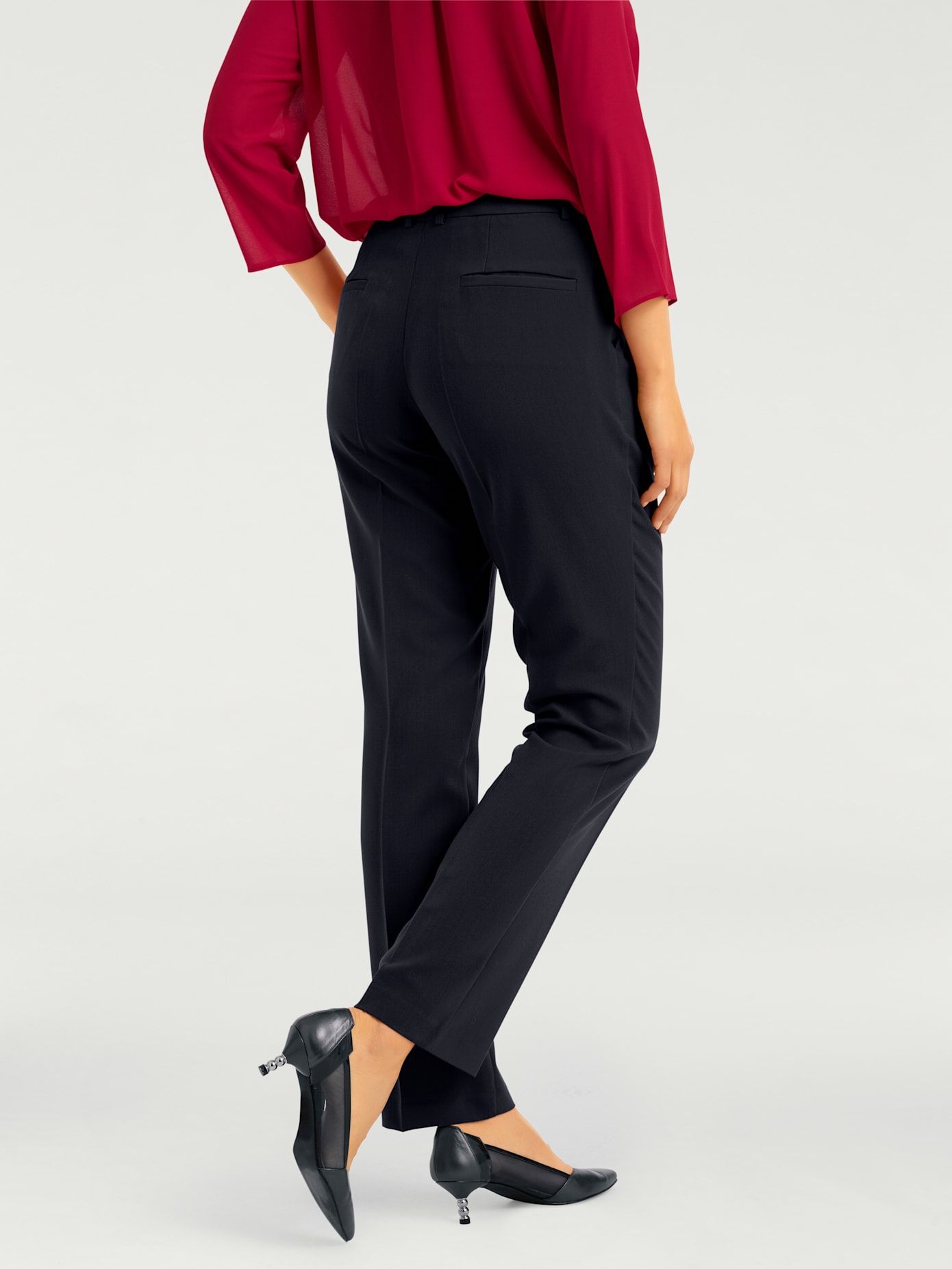 Tailleur pantalon coupe droite
