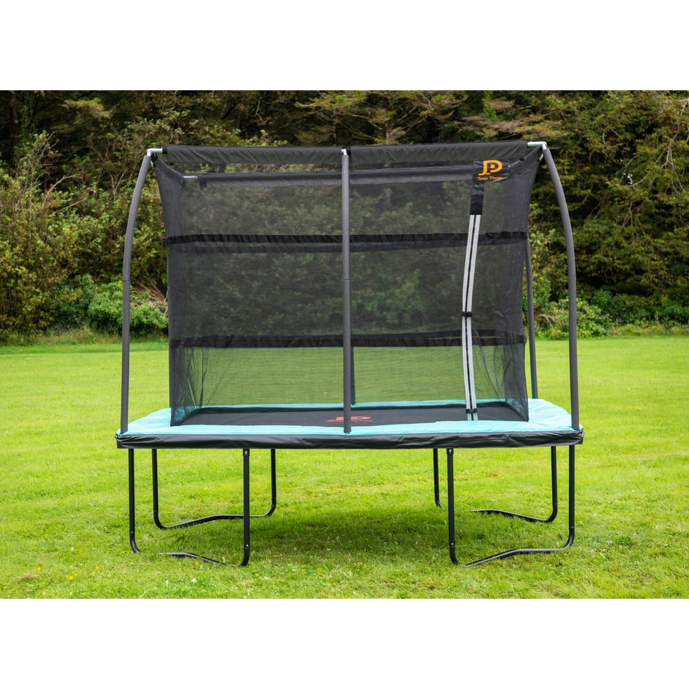 Jump Power Elite Series 10 x 7,5 Fuß (ca. 3 x 2,3 m) Rechteckiges Trampolin & Sicherheitsnetz