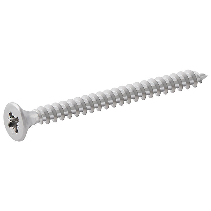 Vis à bois en acier inoxydable A4 pozidriv 5x60 mm - 20 pièces