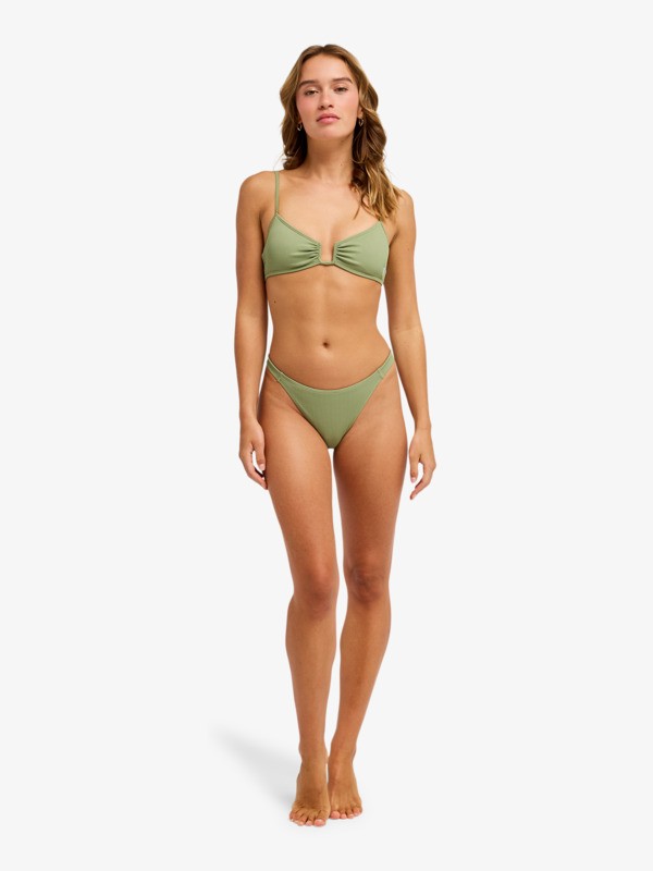 Roxy Love Bralette Haut de bikini bralette Vert Femme