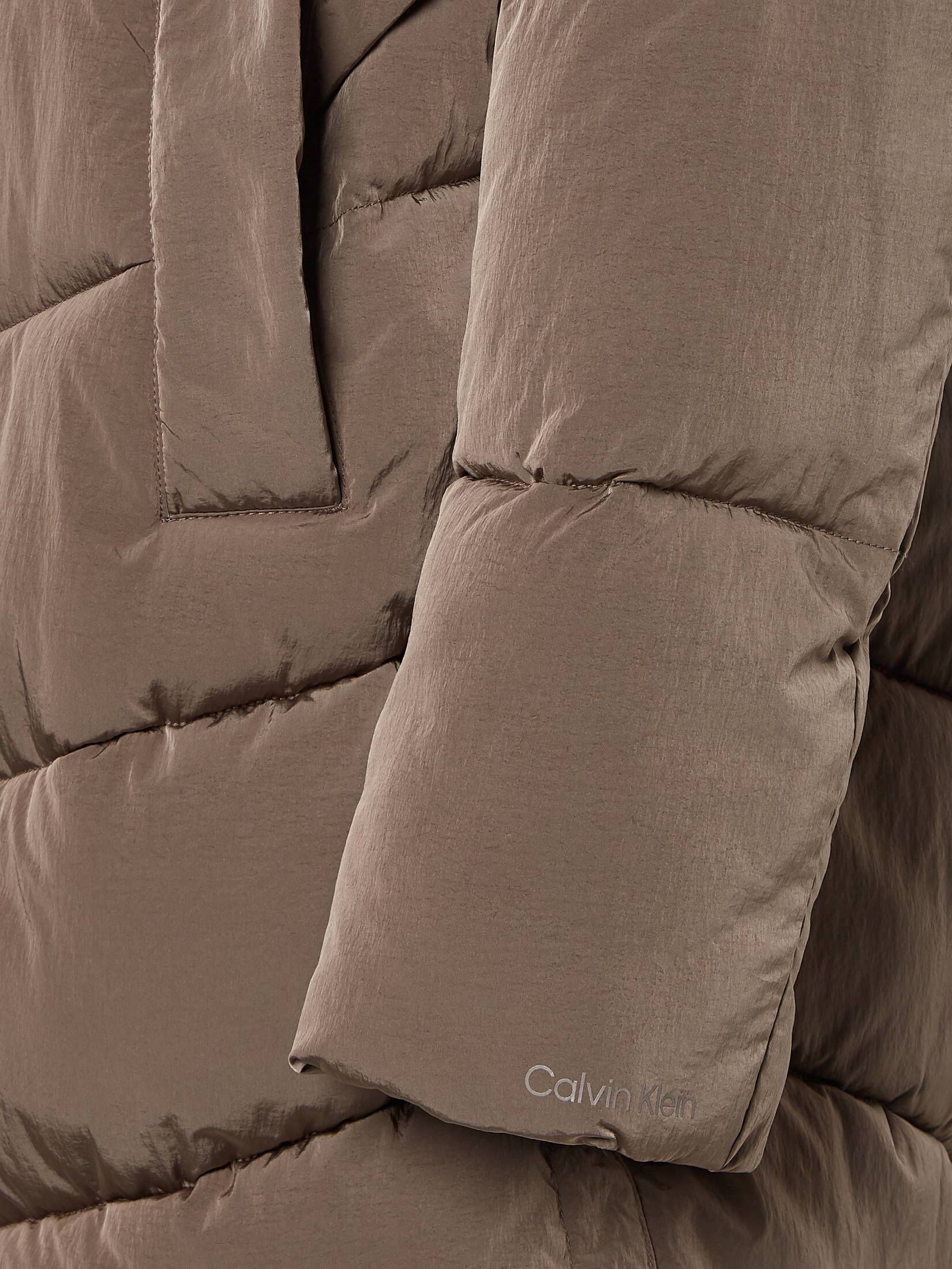 CALVIN KLEIN| Damen Steppmantel lang
