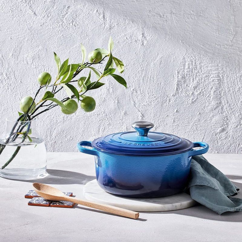 Le Creuset - Braadpan Signature - Azure - Gietijzer - Ø 28 cm
