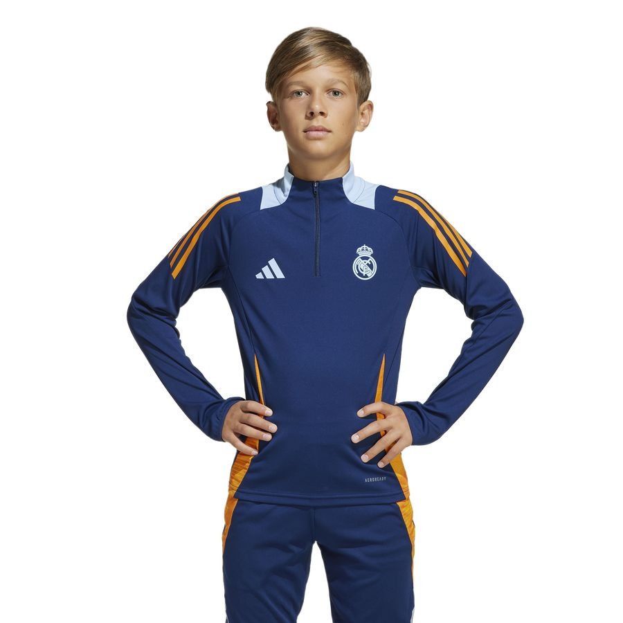 Real Madrid Maillot d'Entraînement Tiro 24 - Bleu/Crew Orange/Bleu Enfant