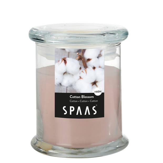 Spaas geurkaars pot - Katoenbloesem - Ø 9 cm