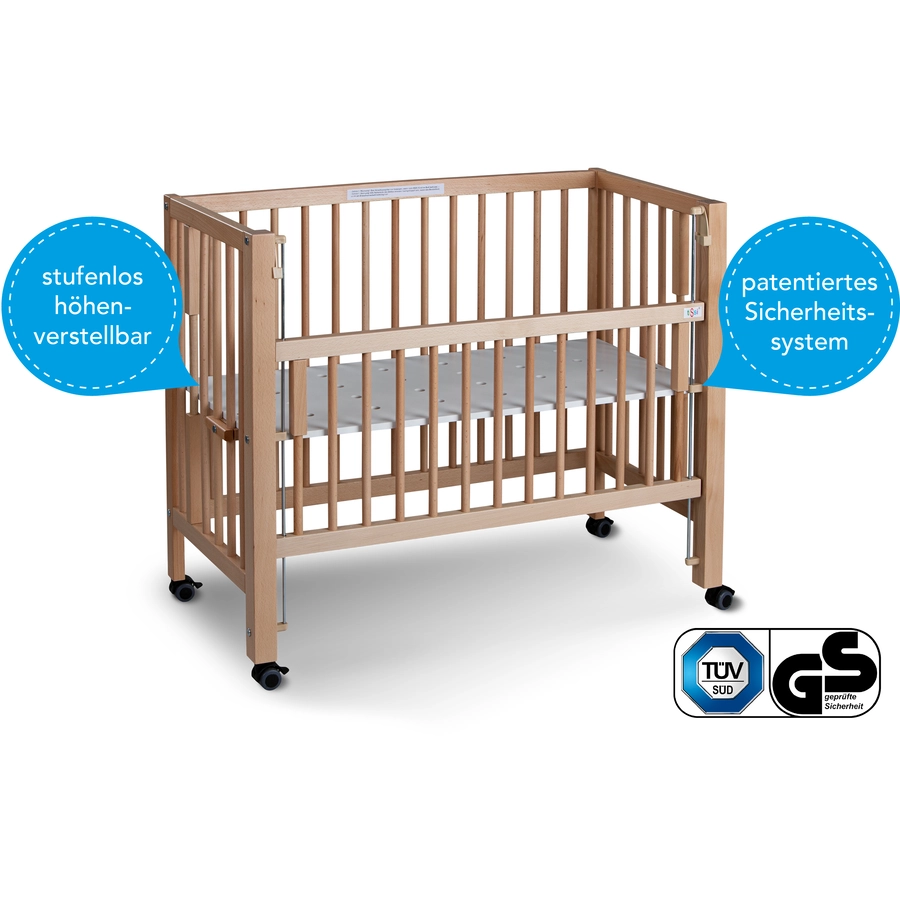 tiSsi® Beistellbett Sophie natur 40 x 90 cm