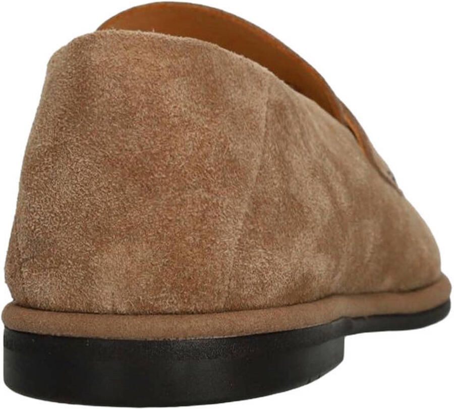 Manfield suède loafers cognac