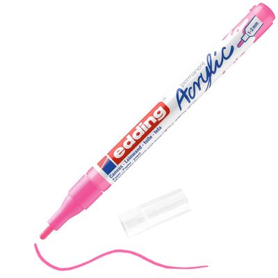 Edding 5300 - Marqueur acrylique - rose fluo