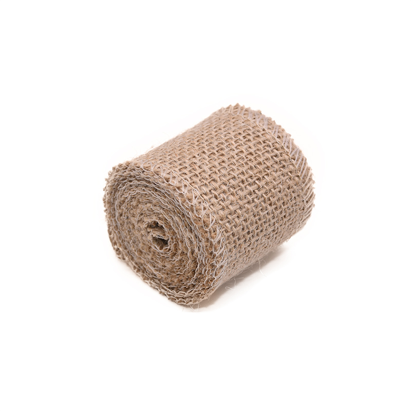(50mmx2m) Jute Geschenkband Vintage Deko Hygge Lifestyle Band - Braun