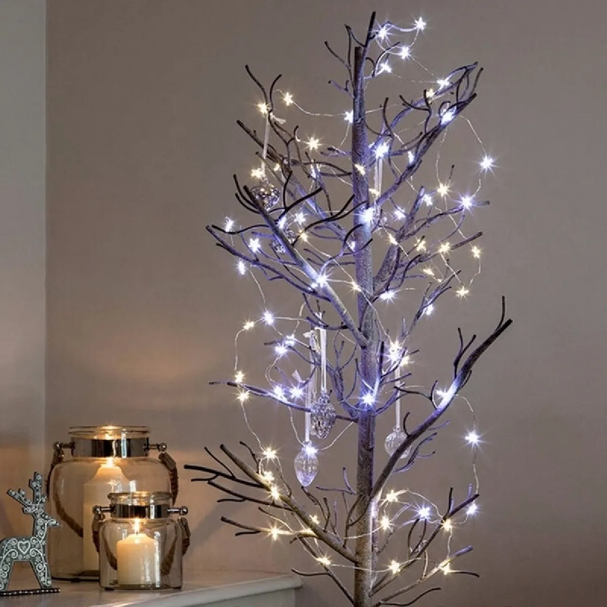 Wewoo Guirlande LED Fil Cuivre - Étoile