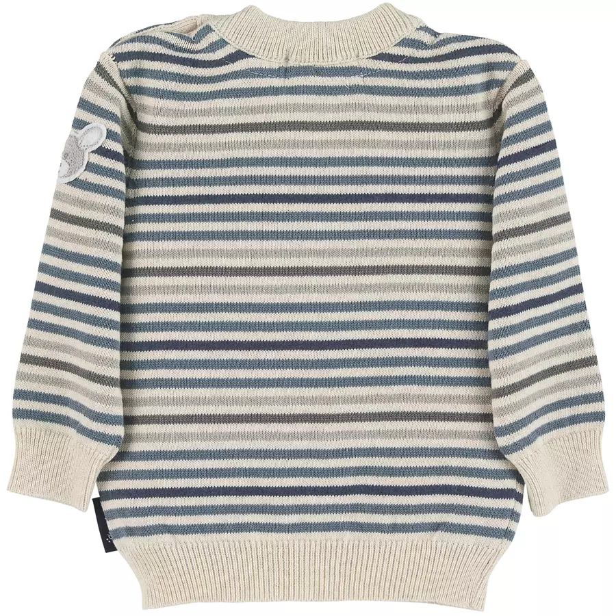 Sterntaler Strickset Shirt und Hose graublau