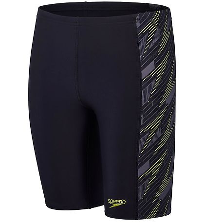 Speedo Bådebukser - Hyperboom Panel Jammer - Sort/Gul