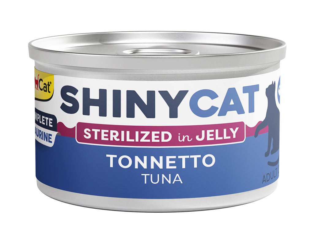 COMIDA HÚMIDA NATURAL GIMCAT ESTERILIZADO ATUM 70G