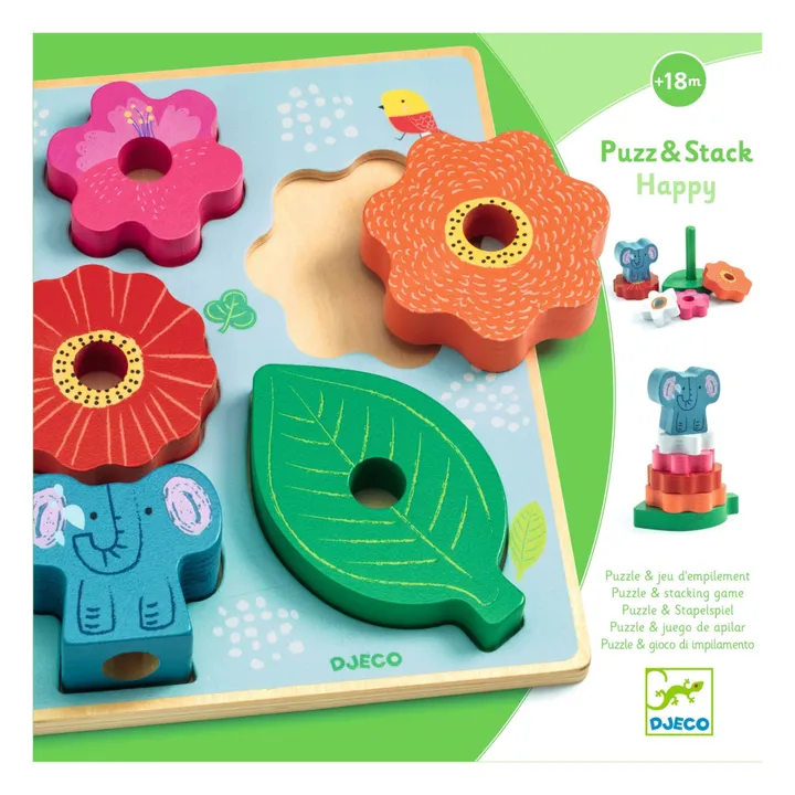 Djeco Puzzle relief Stack Happy