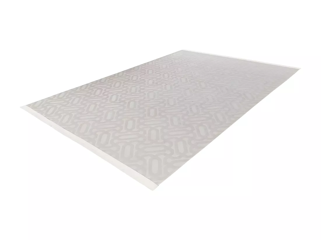 Tapis 220x160cm, design D012A coloris gris - Confort et élégance pour votre intérieur