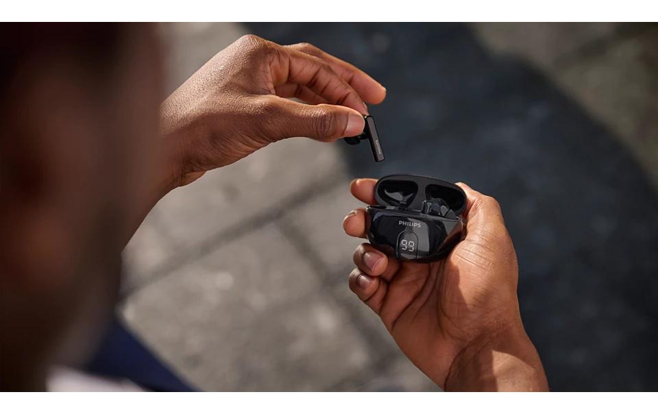 True Wireless In-Ear-Kopfhörer TAT2520BK/00 SchwarzKabellose In-Ear-Kopfhörer mit Geräuschunterdrückung und langer Akkulaufzeit