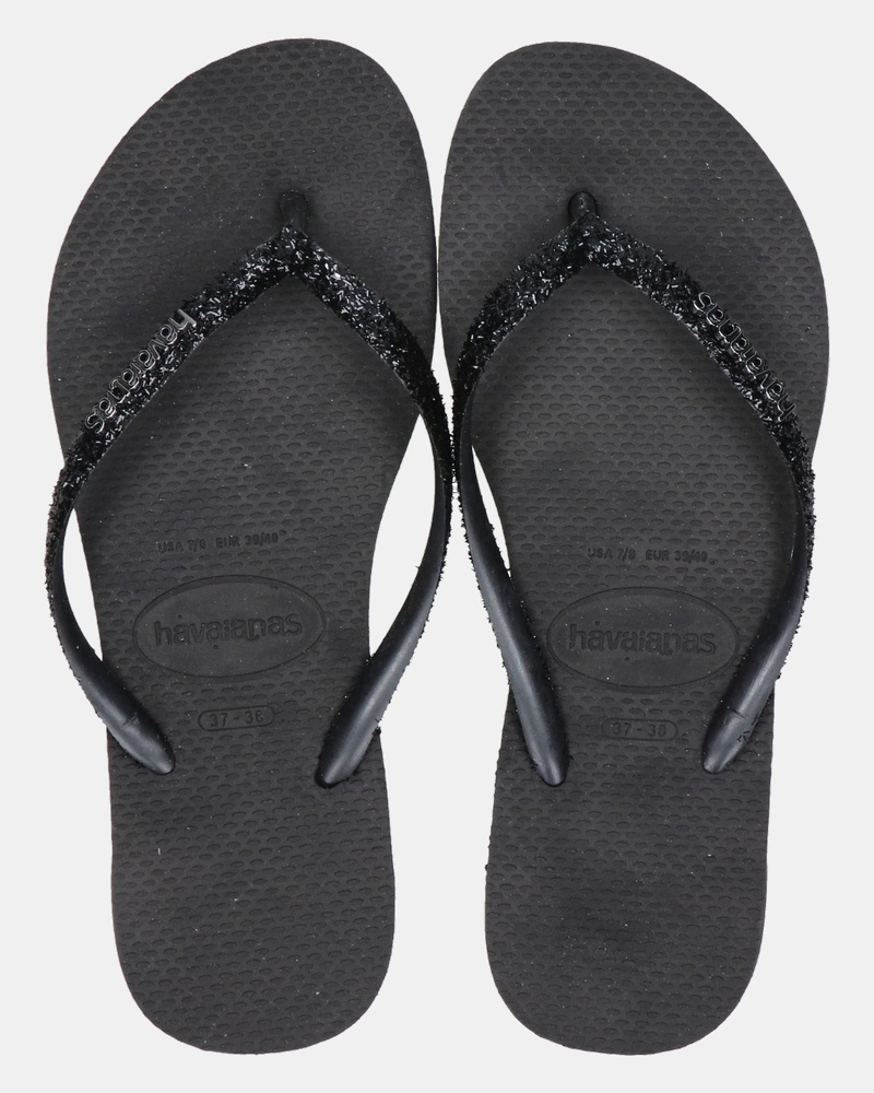 Havaianas Slim glitter II Slippers  - zwart