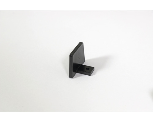 Pertura eindkap, aluminium, zwart, voor trapeziumvormige leuning