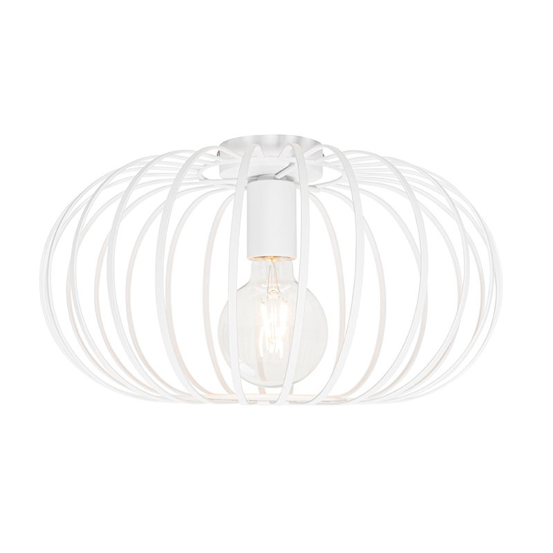 Design plafondlamp wit 39 cm - Johanna