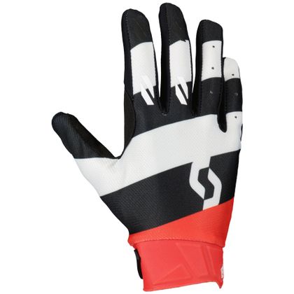 Gants cross Scott EVO RACE 2024 - Blanc / Rouge