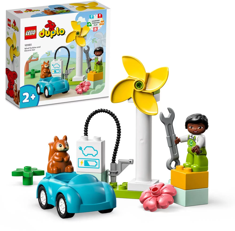 LEGO®DUPLO®MES 1ERS PAS 10985 - L’EOLIENNE ET LA VOITURE ELECTRIQUE
