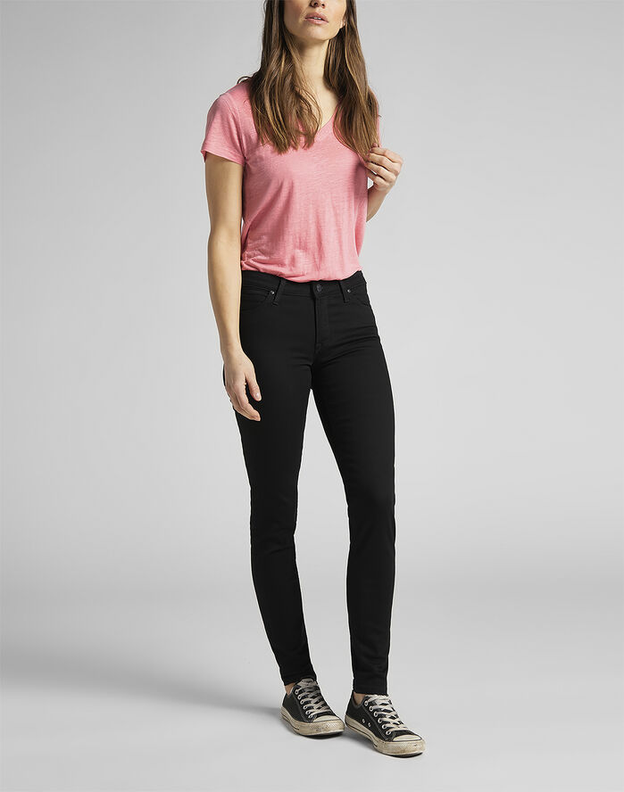 Lee Scarlett Skinny Jeans Sort