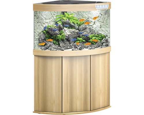 JUWEL Trigon 190 SBX aquariumcombinatie met ledverlichting, filter, verwarming en lichthouten kast