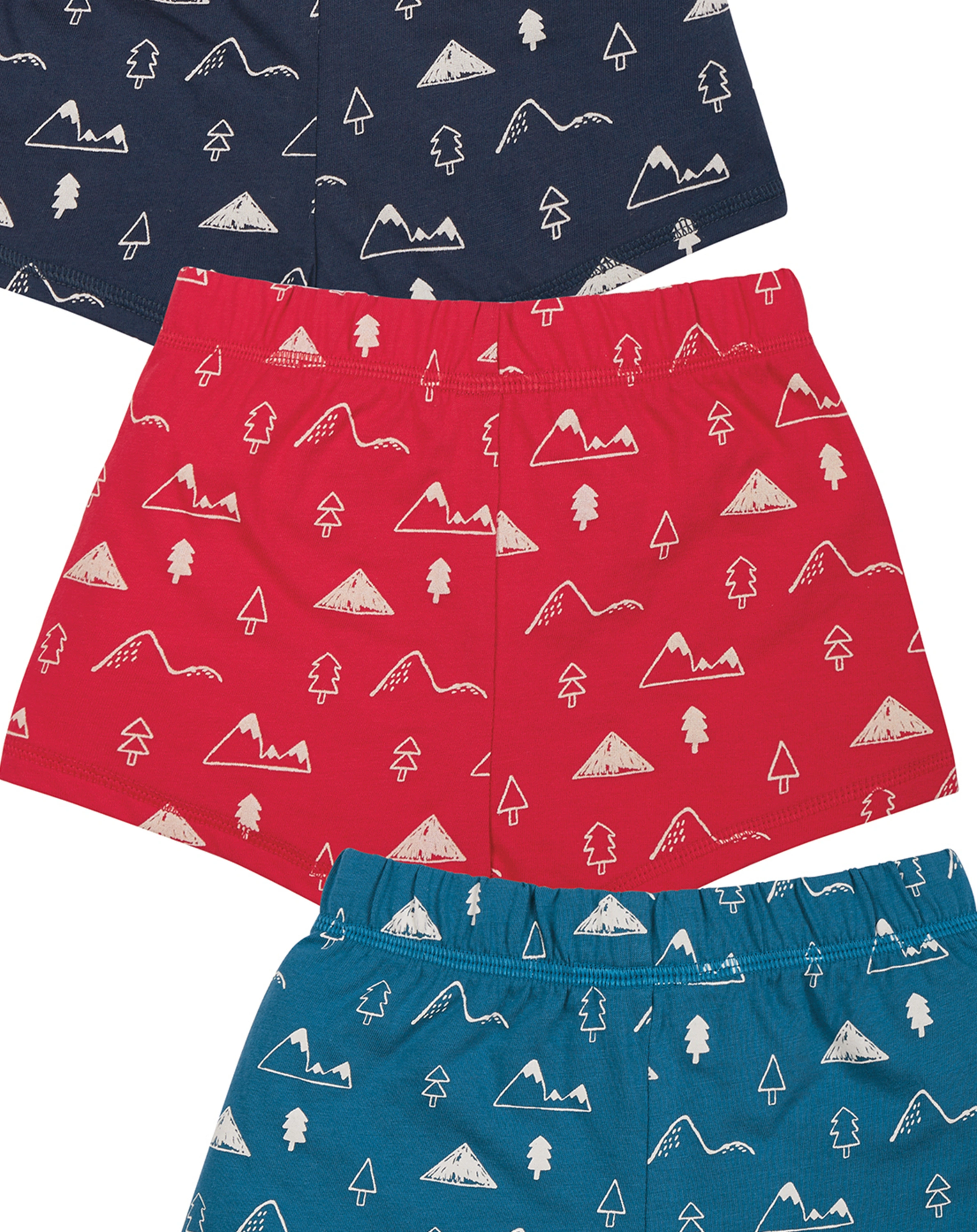 Boxershorts MOUNTAIN 3er-Pack in bunt
