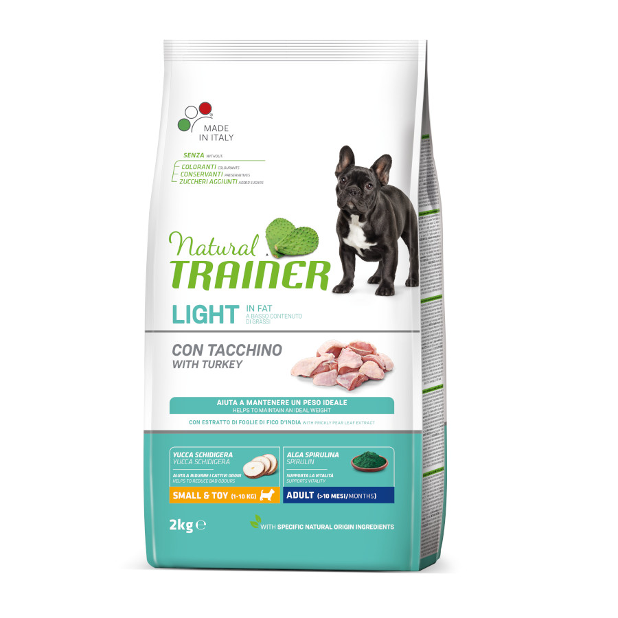 Alimento Natural Trainer para Cães Adultos de Pequeno e Pequeno Porte com Peso Ideal à Base de Carne