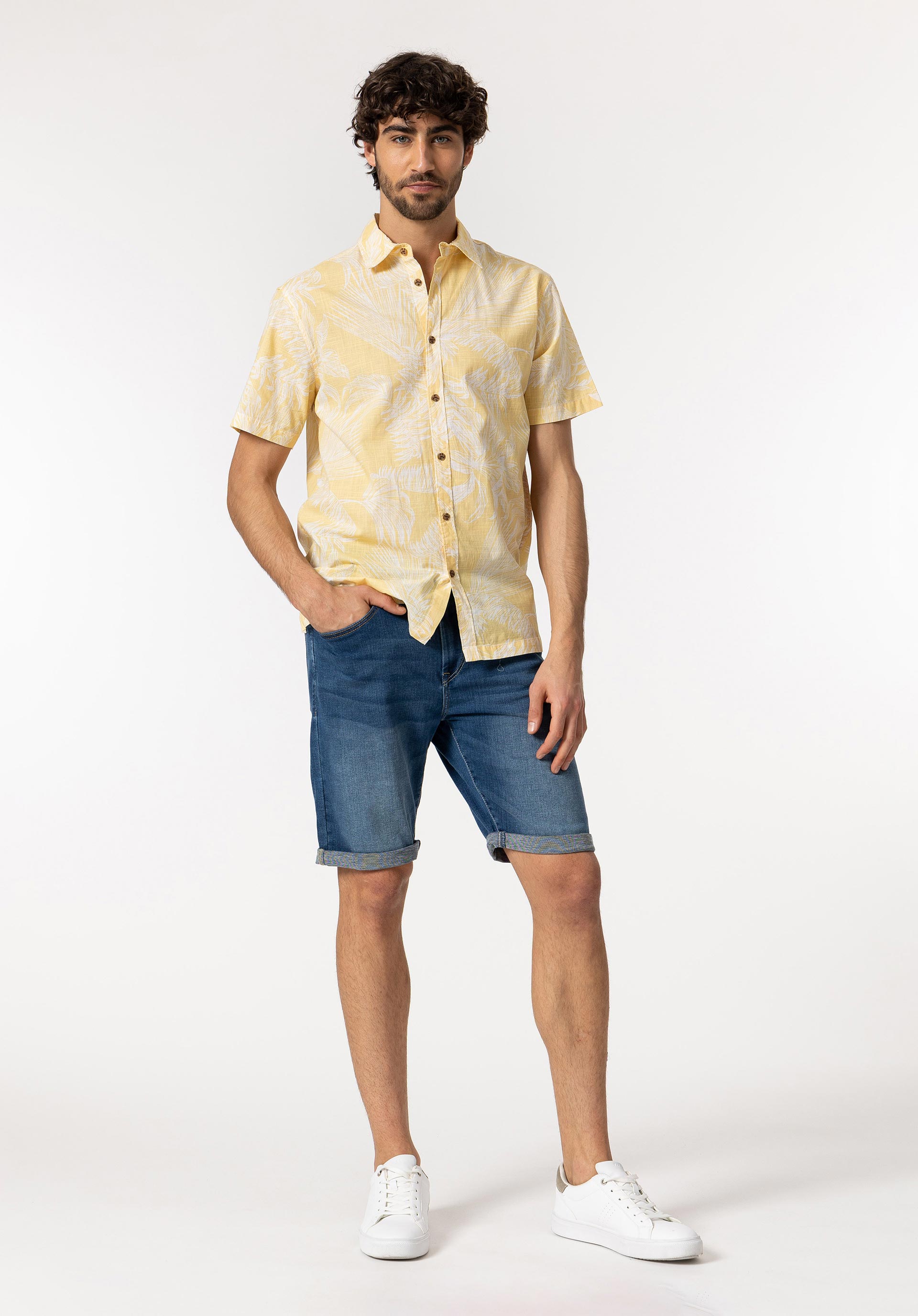 Calções Indigo Knit Slim Fit