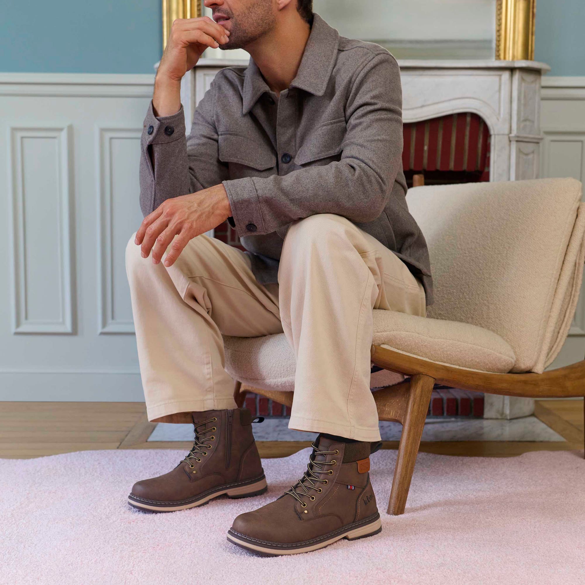 Boots Homme marron