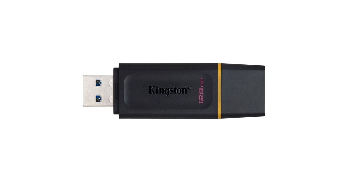 KingstonDataTraveler Exodia 128 GB usb-stick  (Zwart/geel, DTX/128GB)