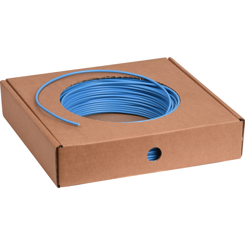 Installatiedraad VD H07V-U 100m 2,5mm² Blauw