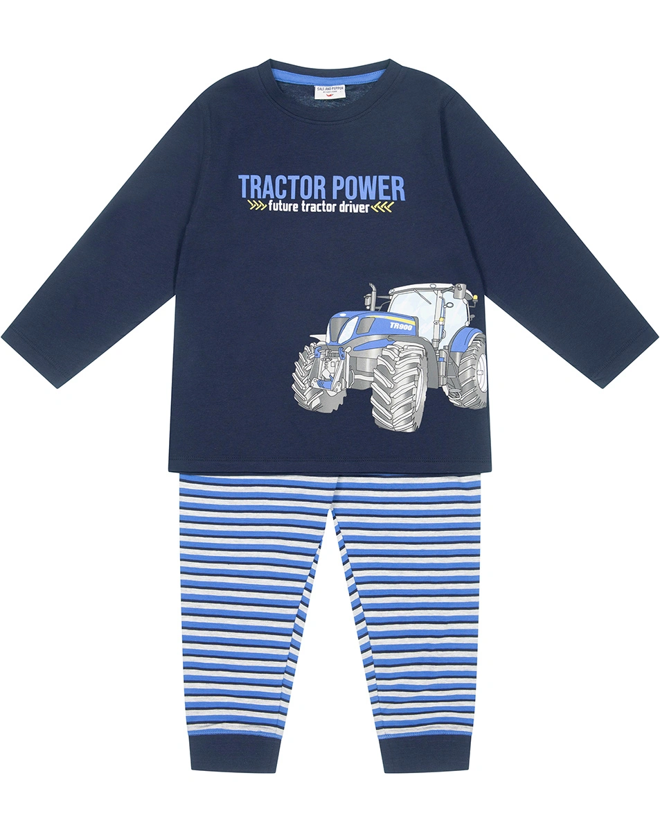 Schlafanzug TRAKTOR lang in navy