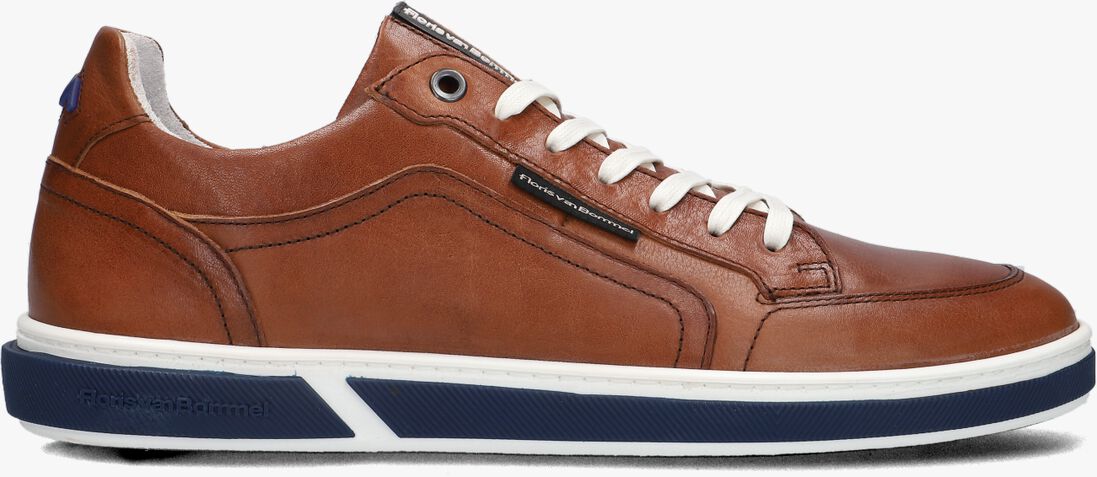 FLORIS VAN BOMMEL cognac floris van bommel lage sneakers sfm-10202