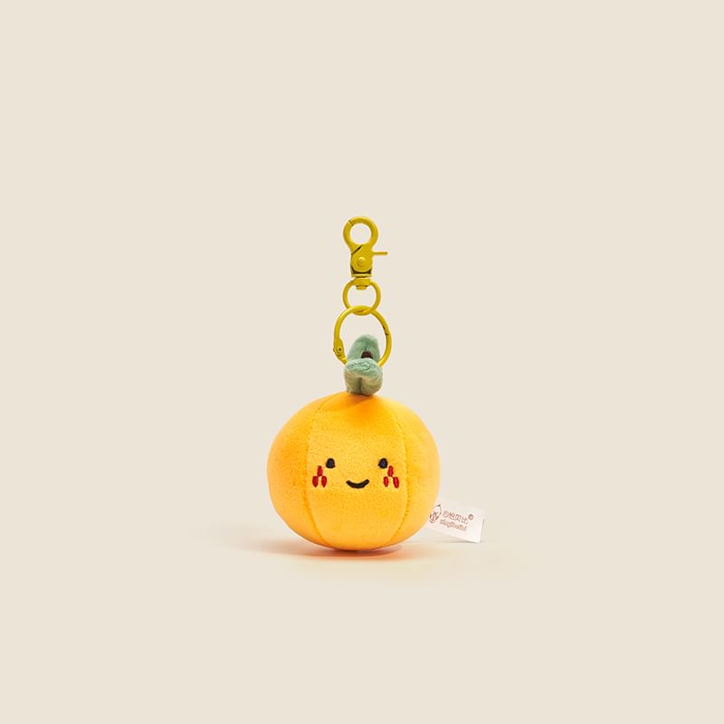 Jun's Journal - Sleutelhanger met groente-pluche tashanger (verschillende ontwerpen)