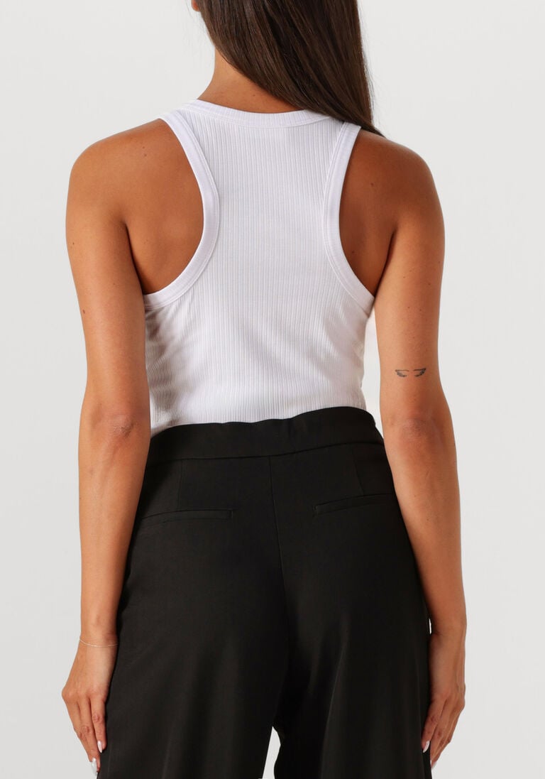 witte haute l'amitié top rib badge tank