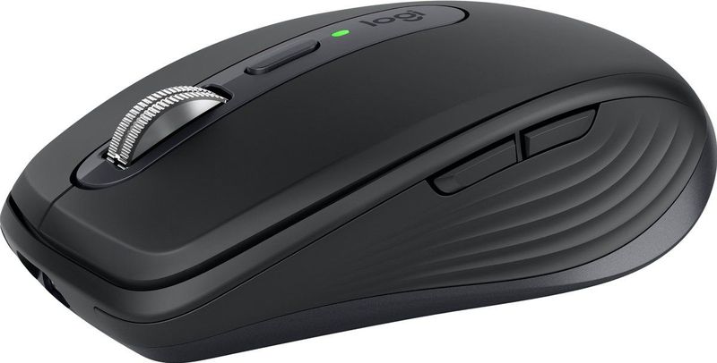 Logitech - MX Anywhere 3S - Draadloze Muis - Grijs - Comfortabel Ontwerp