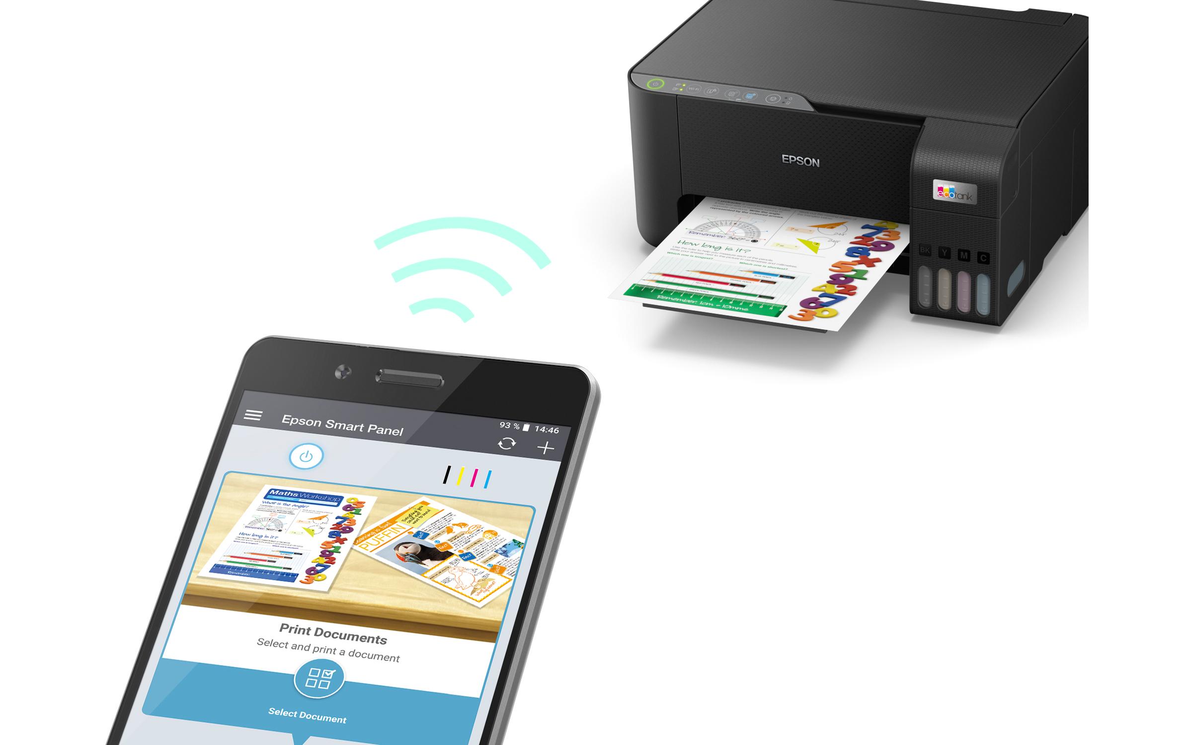Multifunktionsdrucker Ecotank ET-2860<br>Tintenstrahl-Multifunktionsdrucker mit «EcoTank»-Nachfüllsystem