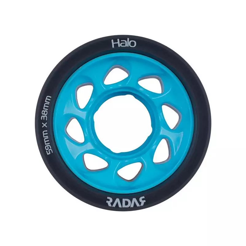 Roues Roller Derby RADAR WHEELS Halo 95A 59mmx38mm Blue