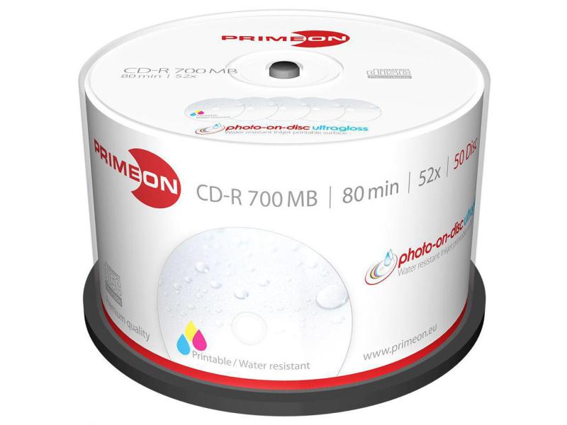 Primeon CD-R 0.7 GB, Spindel (50 Stück) CD-R-Spindel, 50 Stück