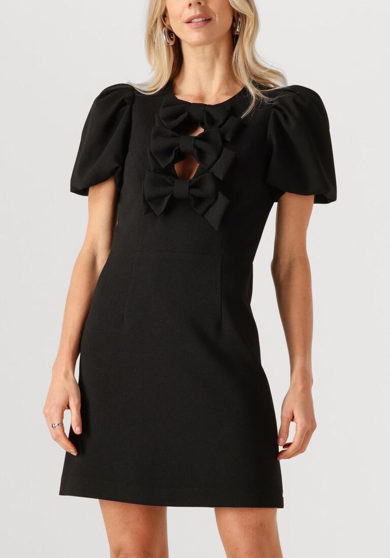 zwarte ibana mini jurk darcey